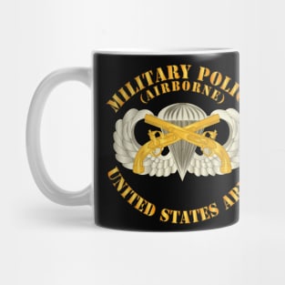 Military Police Branch w Basic Airborne Badge Mug